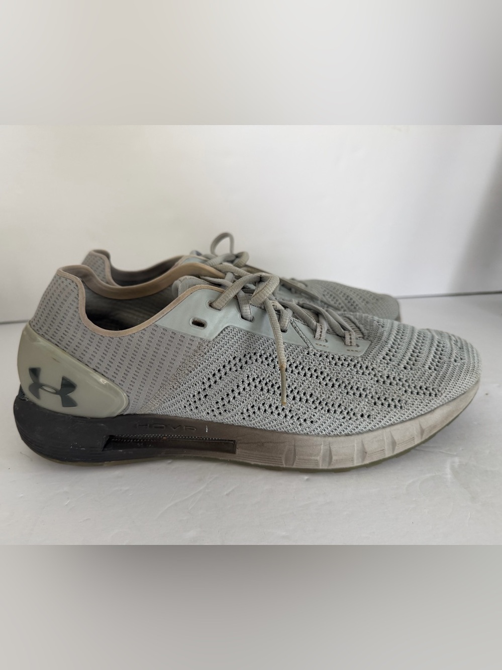 Under Armour HOVR Sonic 2 Men's Size 14 Gray Bluetooth Running Shoes 3021586-100